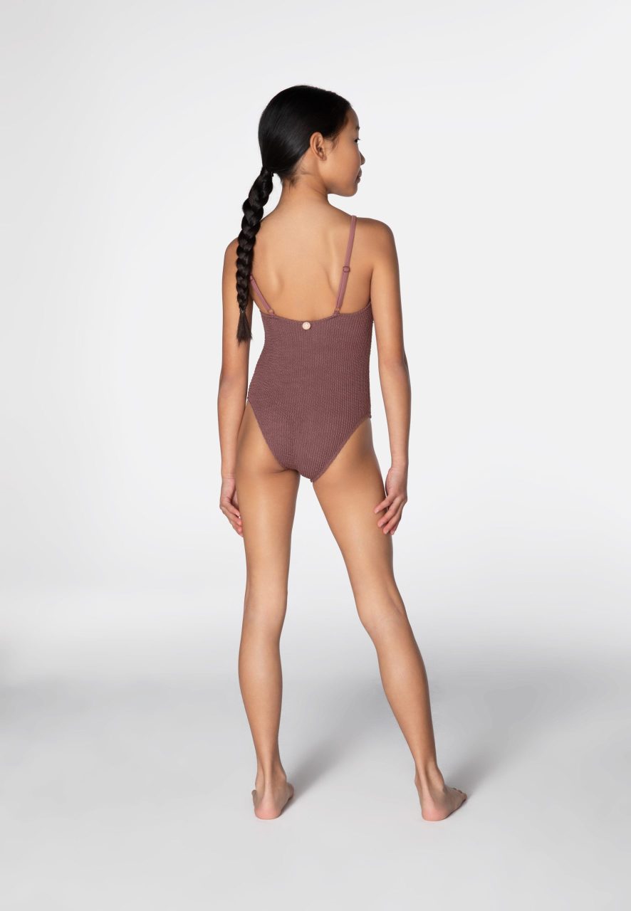 Kids Swimwear Jade Ολόσωμο Μαγιό - Grape (2-5y) - Image 3